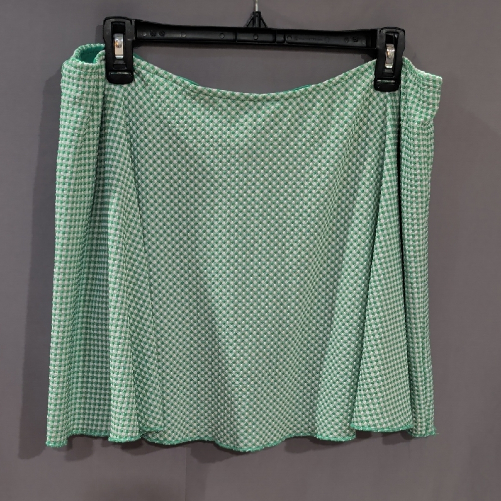 Wild Fable Textured Green Skater Skirt XL
